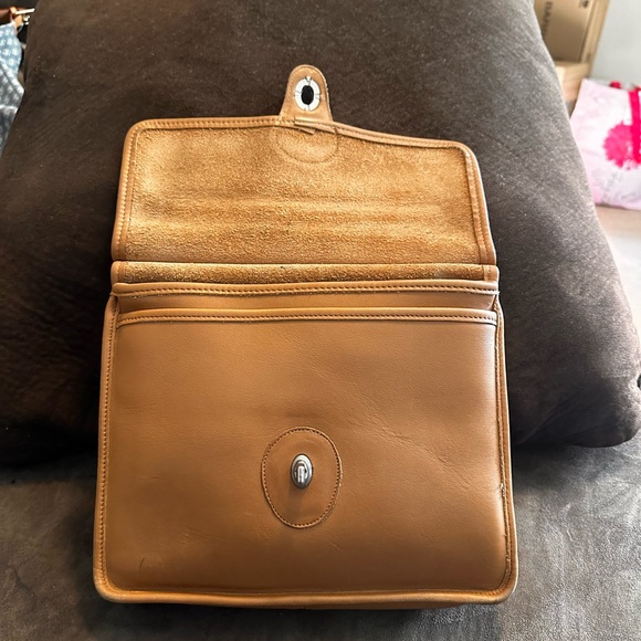 EUC-  Was told  not real.Nickel Vintage Coach Willis Top Handle Satchel - Picture 10 of 16